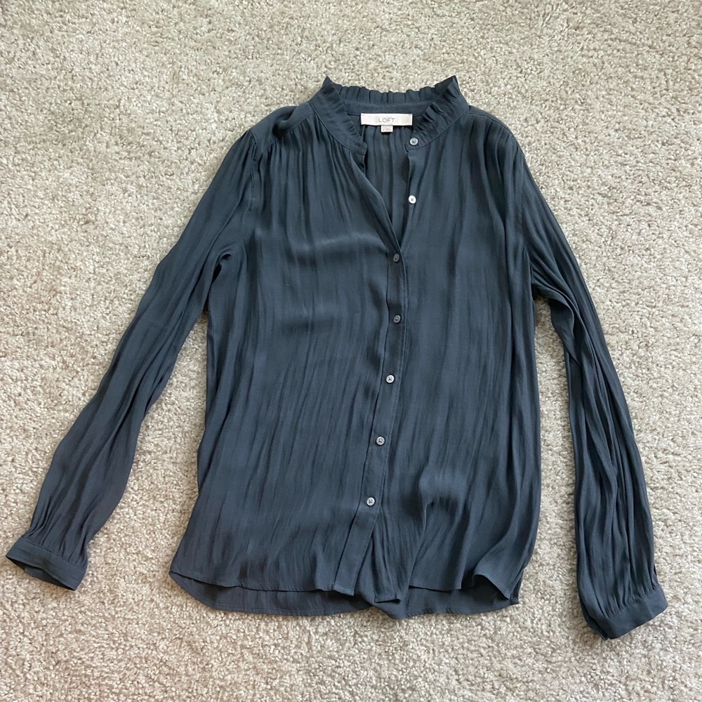 LOFT Button Down Blouse